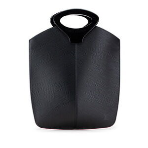 Louis Vuitton Epi Demilune Handbag Noir Black Leather